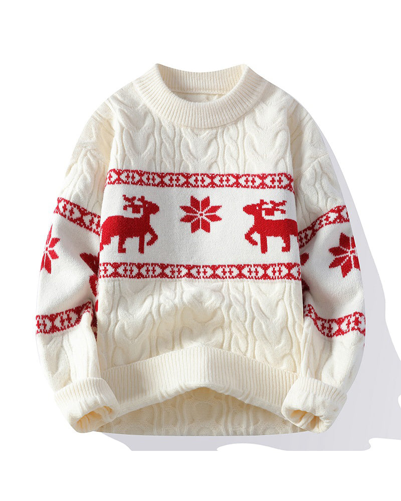 Big & Tall Men's Casual Long Sleeve Knit Sweater