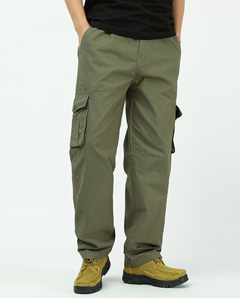 Big & Tall Men's Casual Tooling Straight Pants M-5XL