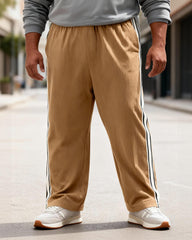 Big & Tall Men's Simple Strip Corduroy Sports Pants S-3XL
