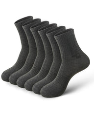 5 Pairs/10 Pairs Men/Women Solid Color Ankle Socks,  Black & White, Versatile Crew Socks For All Seasons, Fall