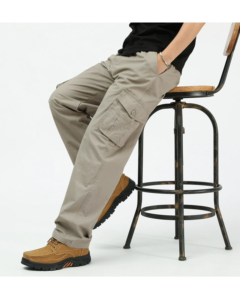 Big & Tall Men's Casual Tooling Straight Pants M-5XL