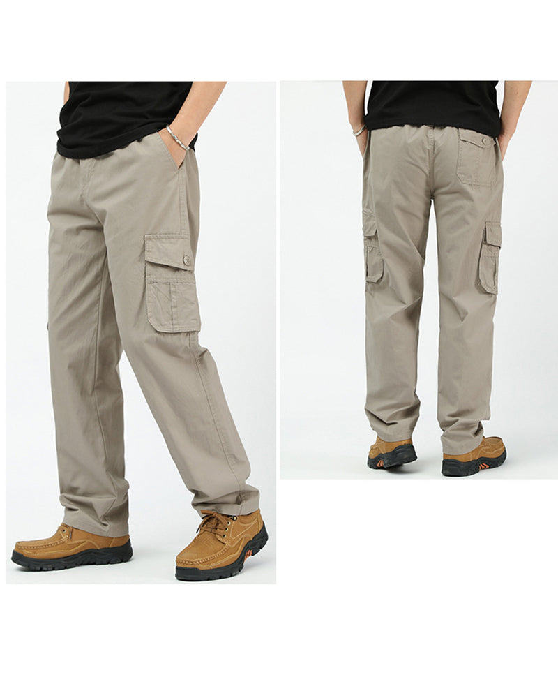 Big & Tall Men's Casual Tooling Straight Pants M-5XL