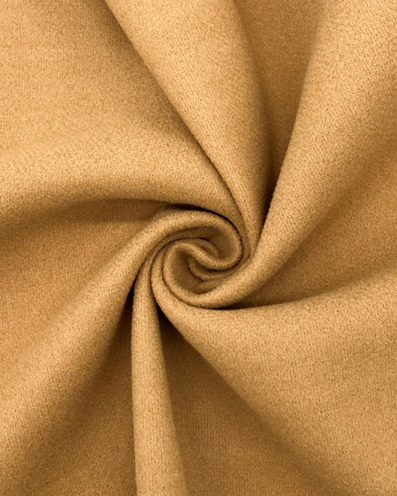 Big & Tall Men's Solid Color Wool Mid-length Trench Coat S-3XL