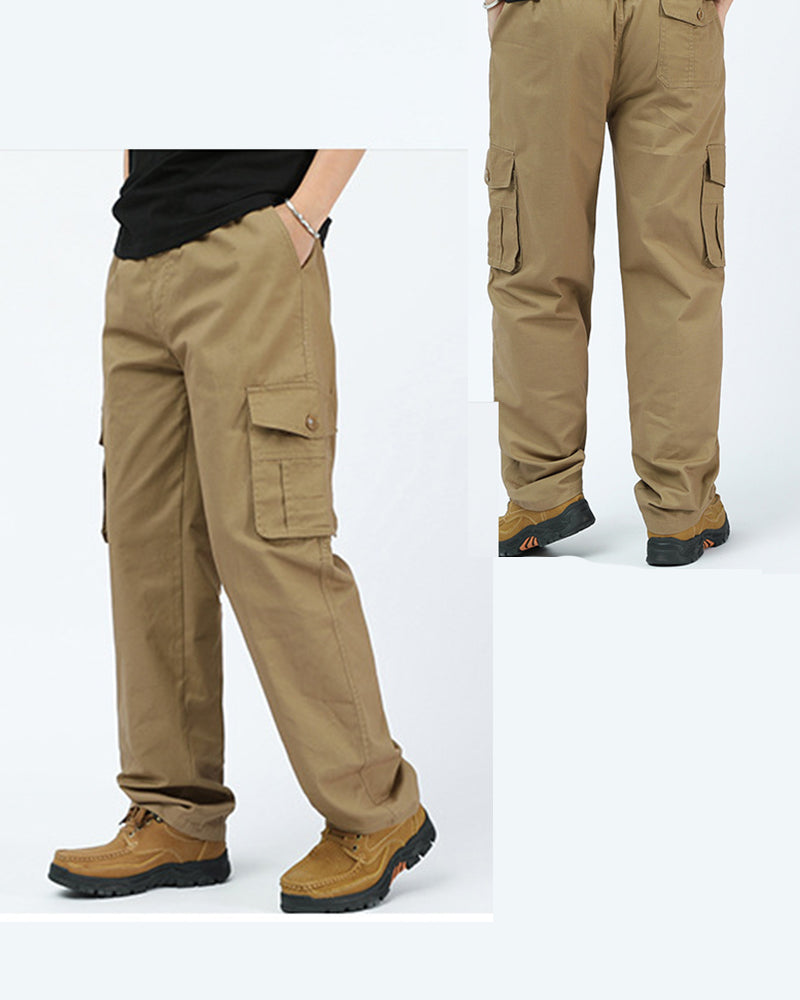 Big & Tall Men's Casual Tooling Straight Pants M-5XL