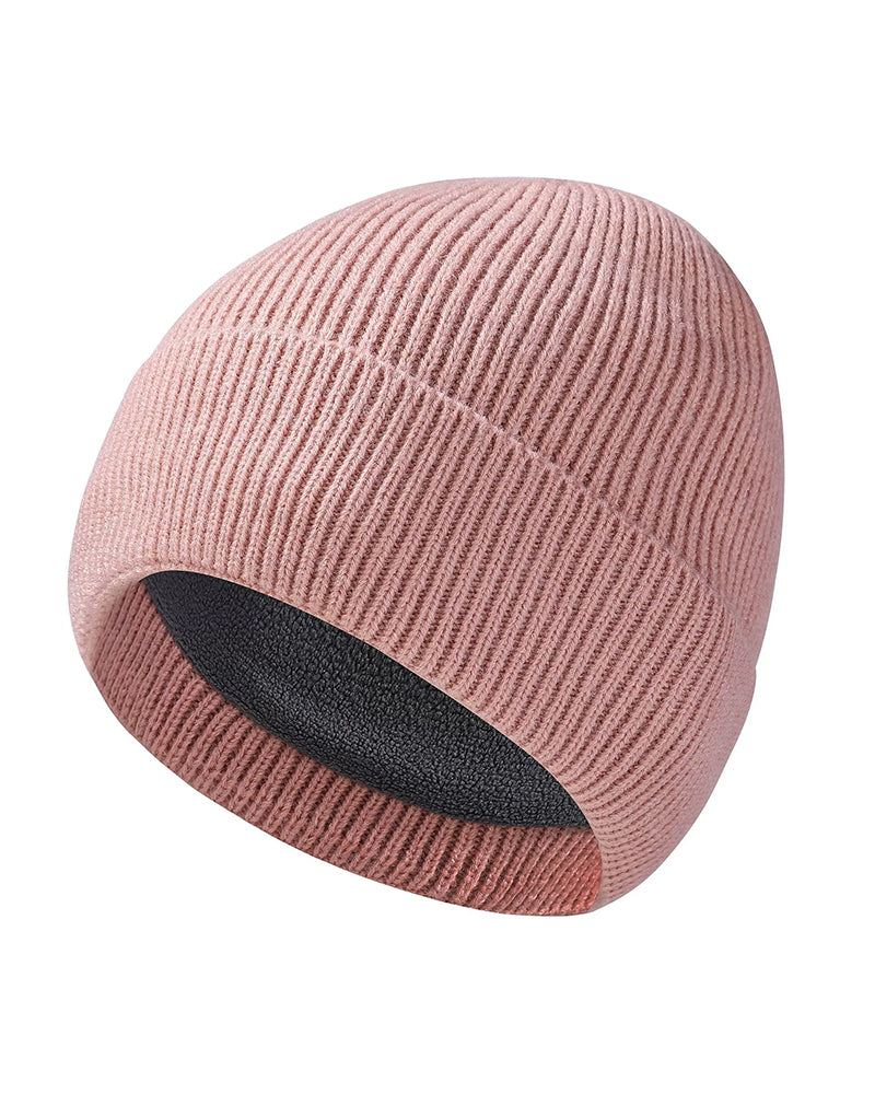 Simple All-match Thickened Knitted Wool Hat