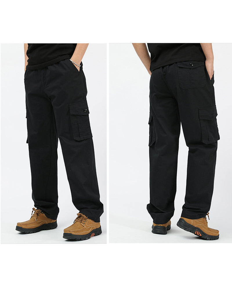 Big & Tall Men's Casual Tooling Straight Pants M-5XL