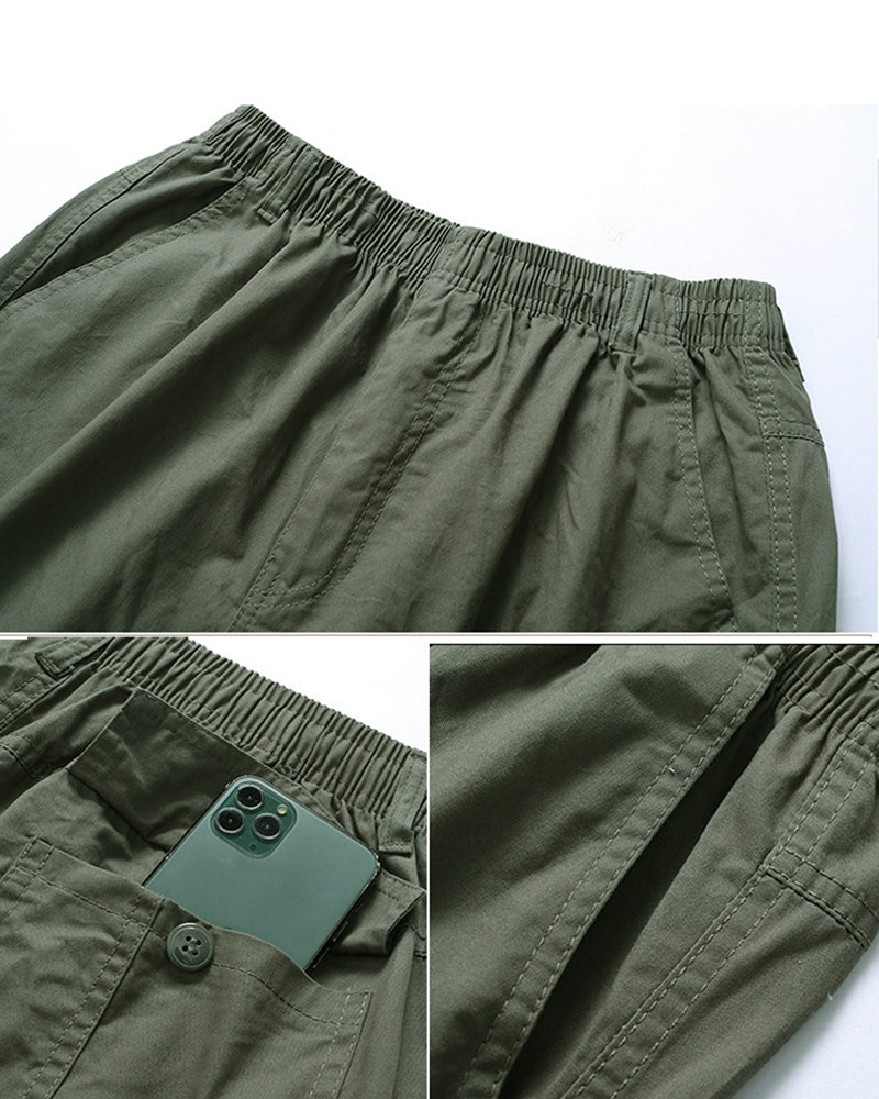 Big & Tall Men's Casual Tooling Straight Pants M-5XL