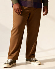 Big & Tall Men's Vintage Check Contrast Printed Long Sleeve Shirt Trousers Set