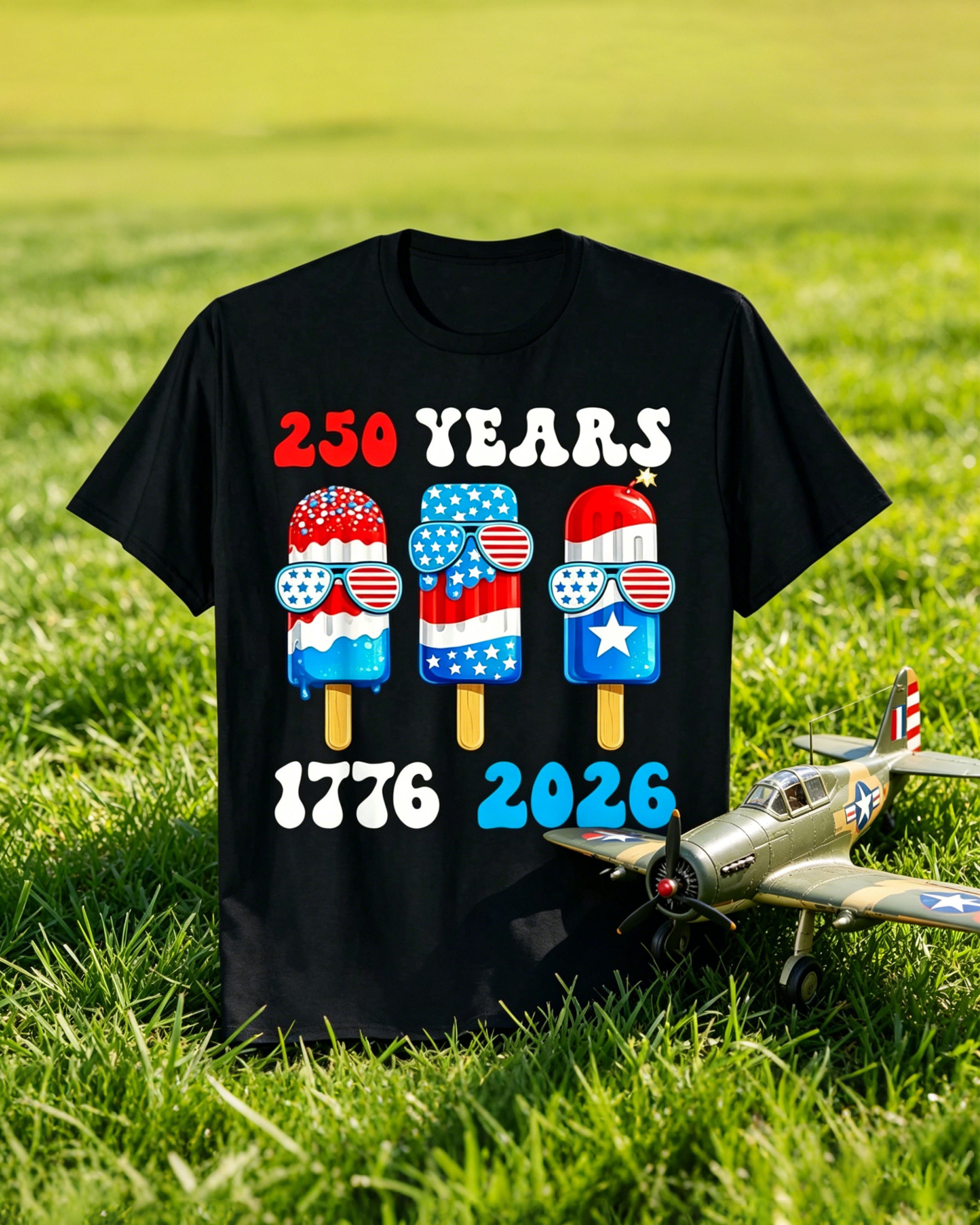 Big & Tall Men'250 Anniversary T-Shirt