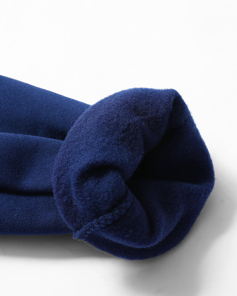 Big & Tall Men's Thickened Zipper Hooded Cardigan S-2XL