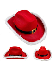 Christmas Festival-New Big Red Gold Metal Buckle Christmas Denim Hat Decorative Hat For Men And Women Festival Celebration
