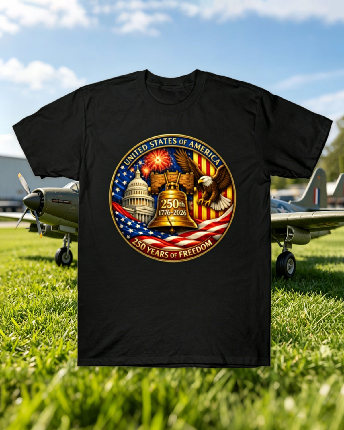 Big & Tall Men's 250 Anniversary Tee