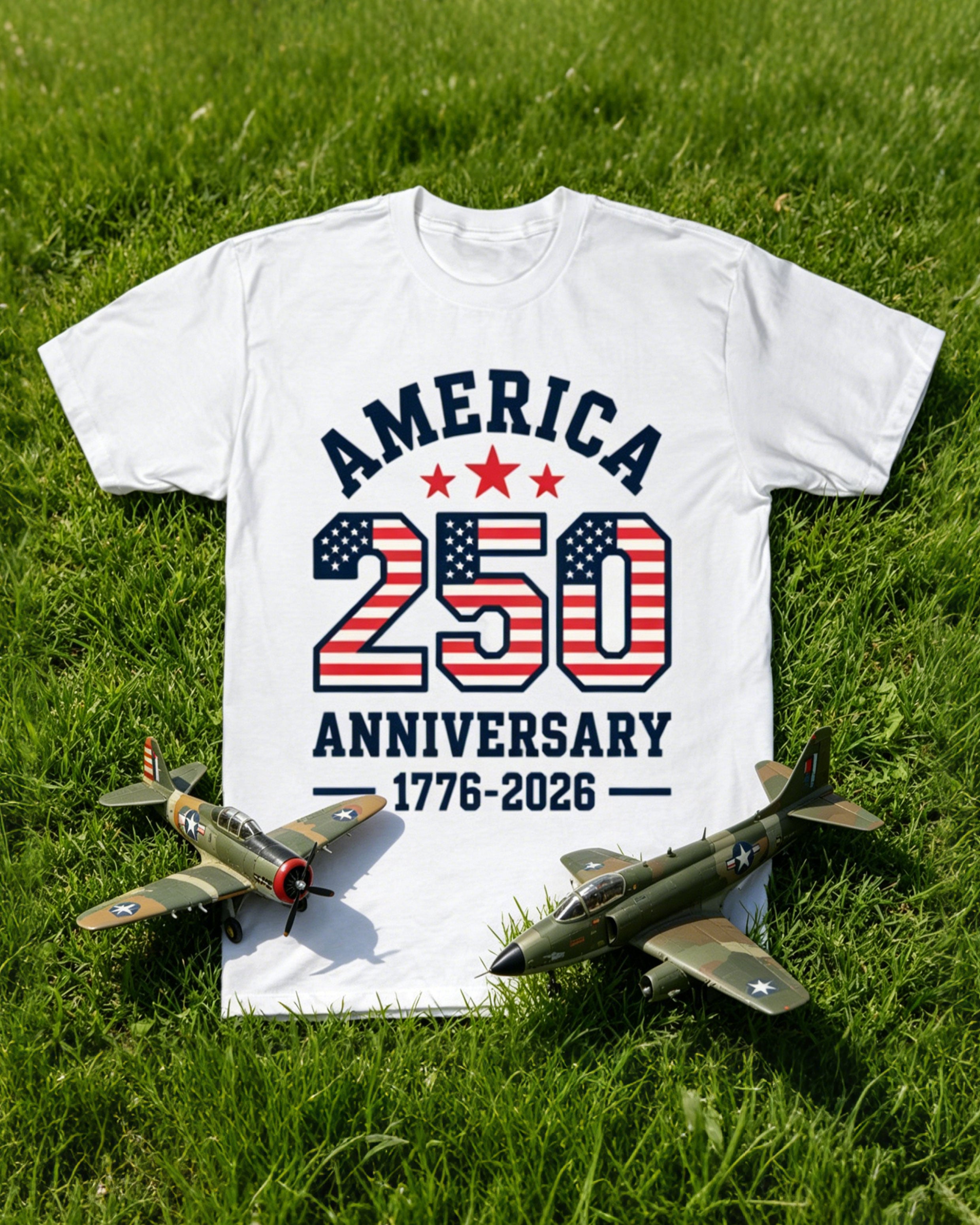 Big & Tall Men's 250 Anniversary Of The Founding Of The United States 250 Anniversary Independence Day Freedom T-Shirt