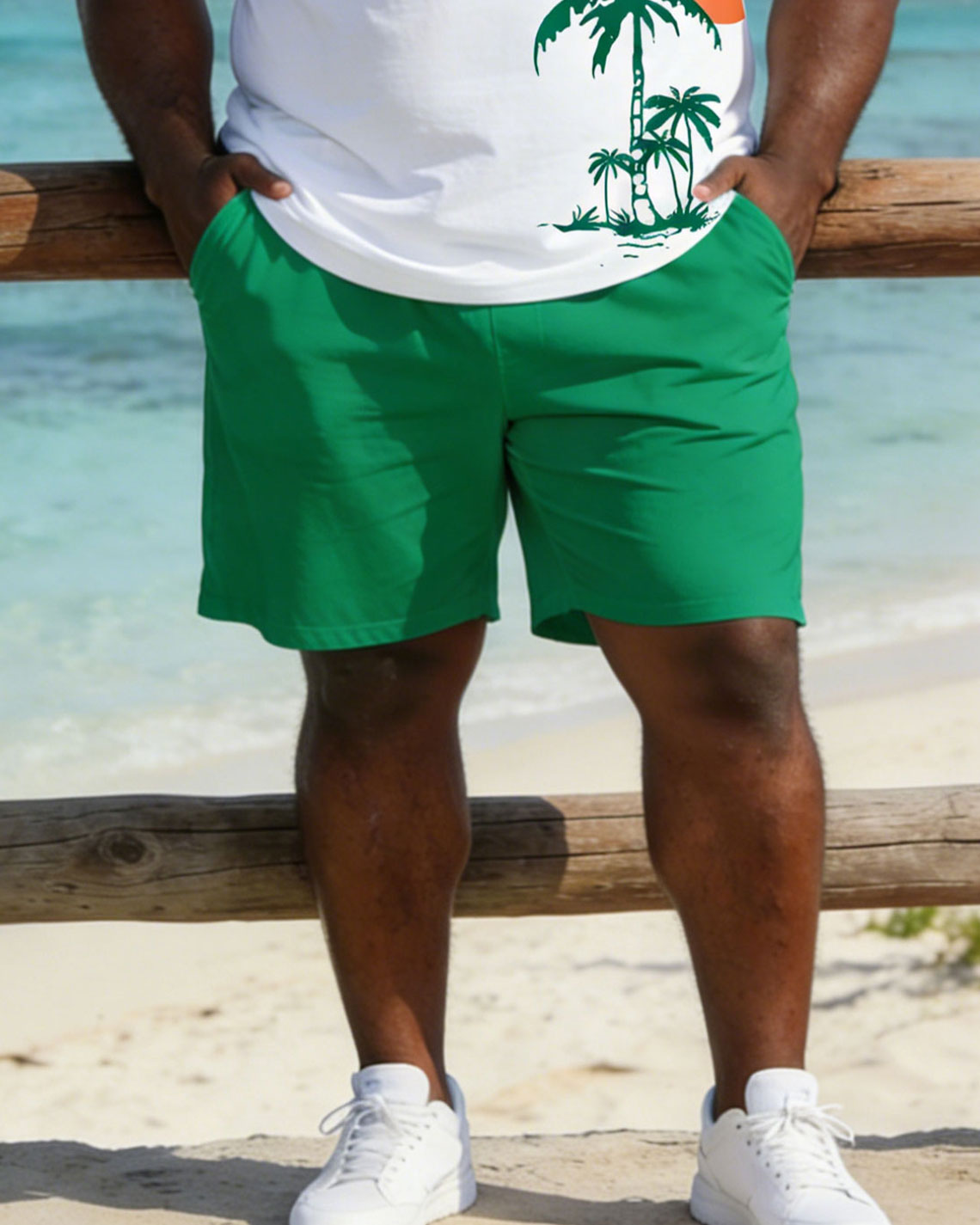 Hawaii Vacation Simple Vest Shorts Set