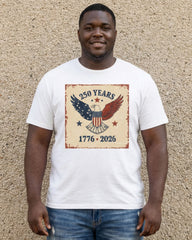 Peace Dove, U.S. Flag Commemorate 250 Anniversary Of U.S. Founding T-Shirts