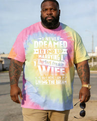 I Never Dreamed I 'd Get Such A Perfect Wife With A Plus-size T-shirt.