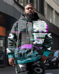Men's Plus Tokyo Pullover Unisex Hoodie Set
