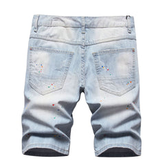Men's Hole Feature Fashion Trendy Street Shooting Jeans