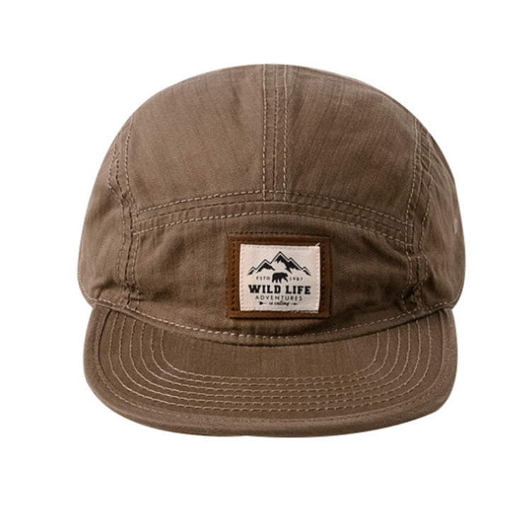 American Retro Flat Brim Hip-Hop All-Match Couple Baseball Cap