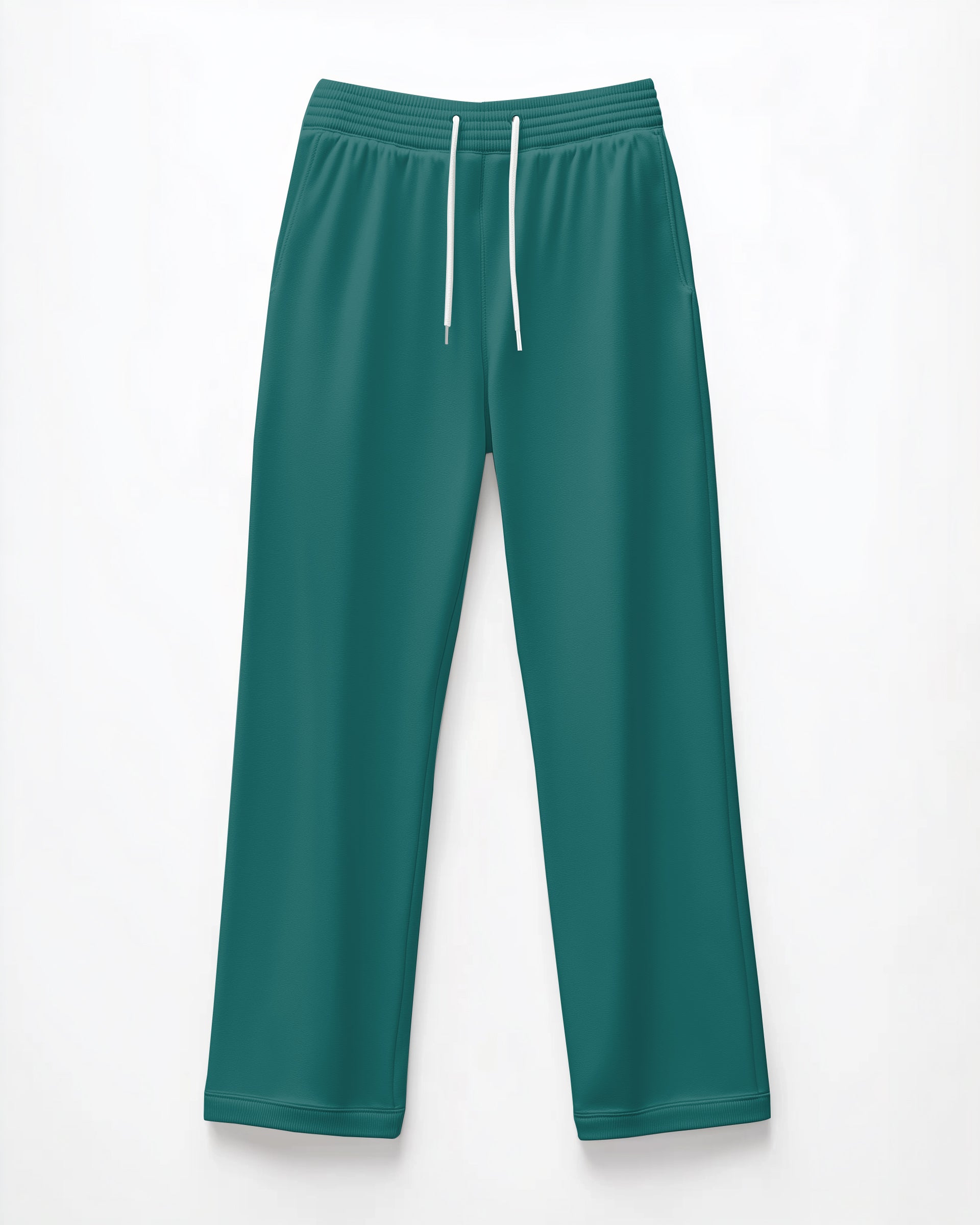 Big Men's Loose Straight Drawstring Sweatpants with Pocket