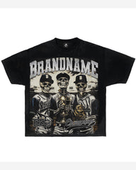 Big Boy Essential Fashion Street Trend Round Neck Short Sleeve T-shirt Trousers Suit