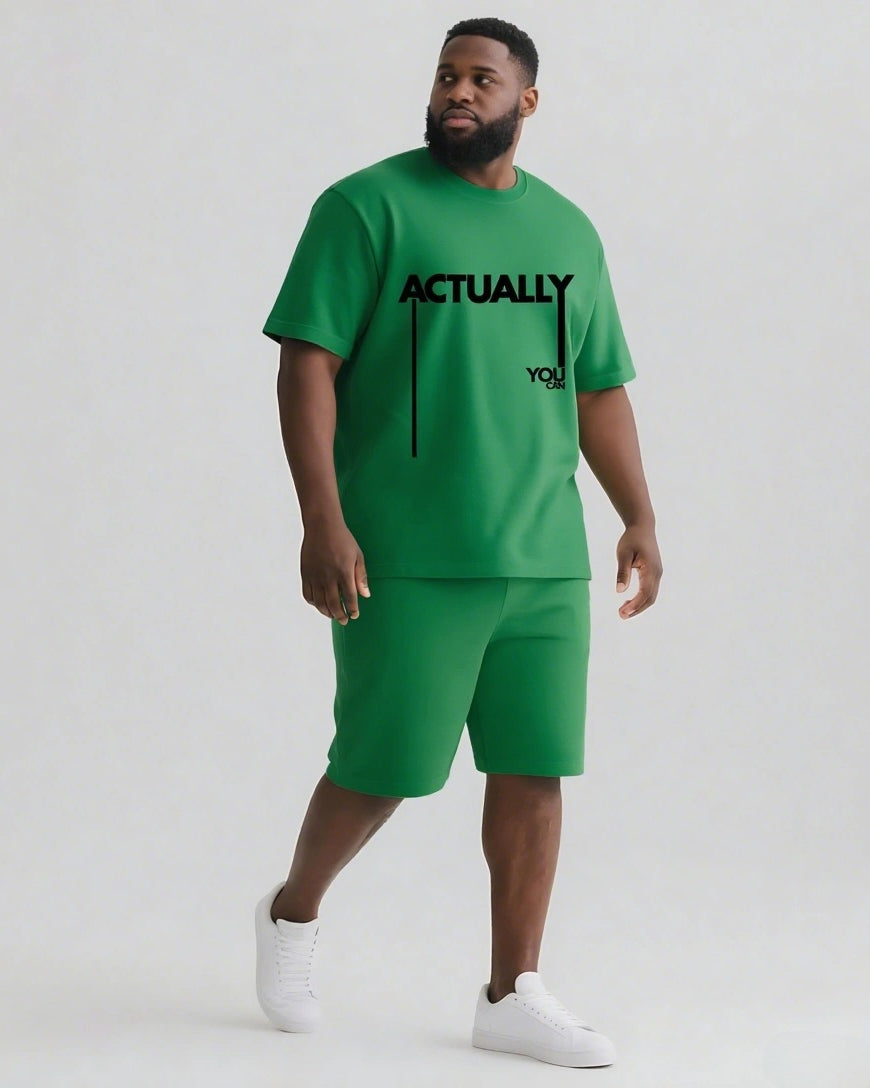 Your Limits Are 90% Mental Actually You Can Striped 2-Piece T-shirt Set