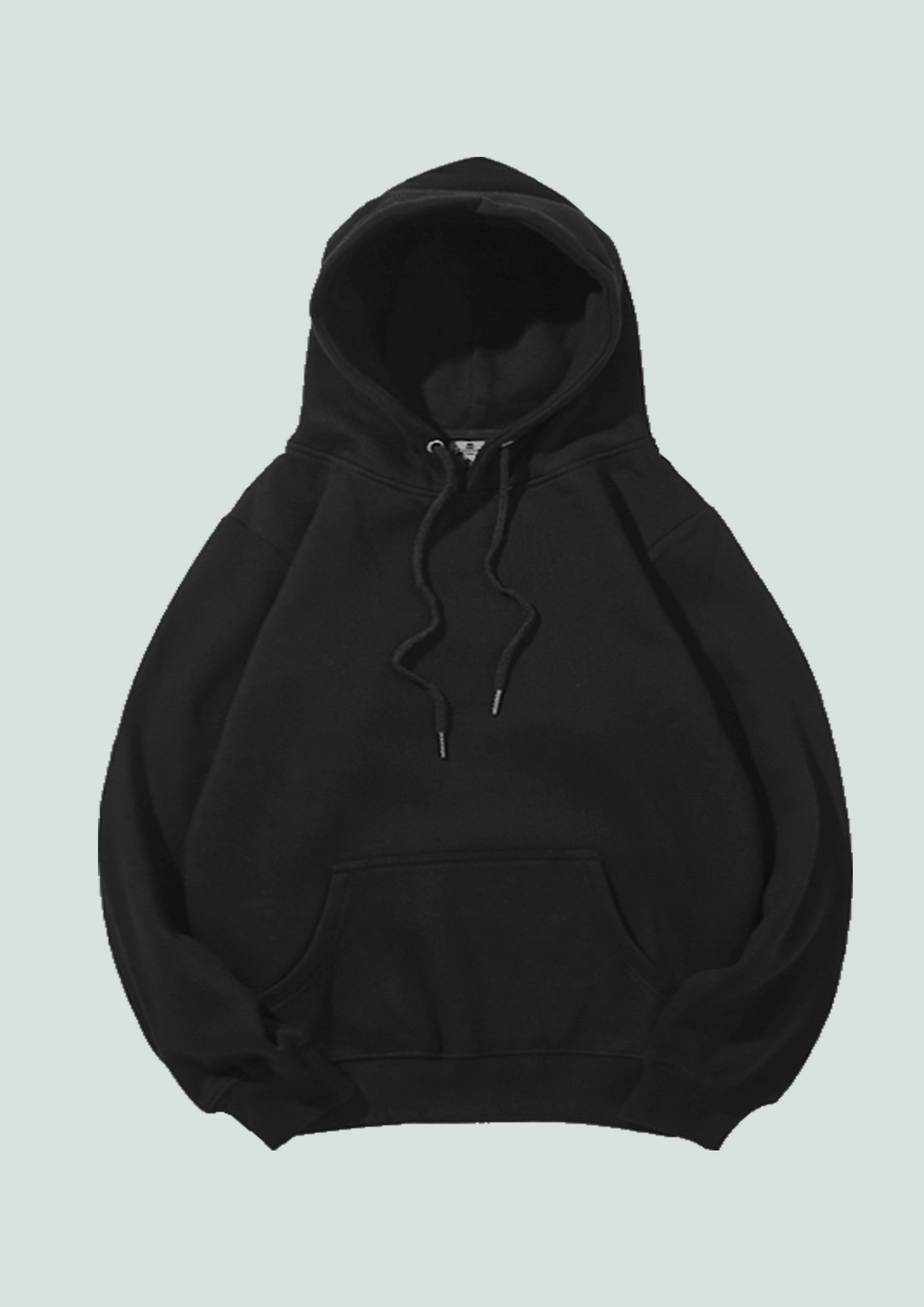 Cotton Solid Color Men's Loose Oversized Hoodie