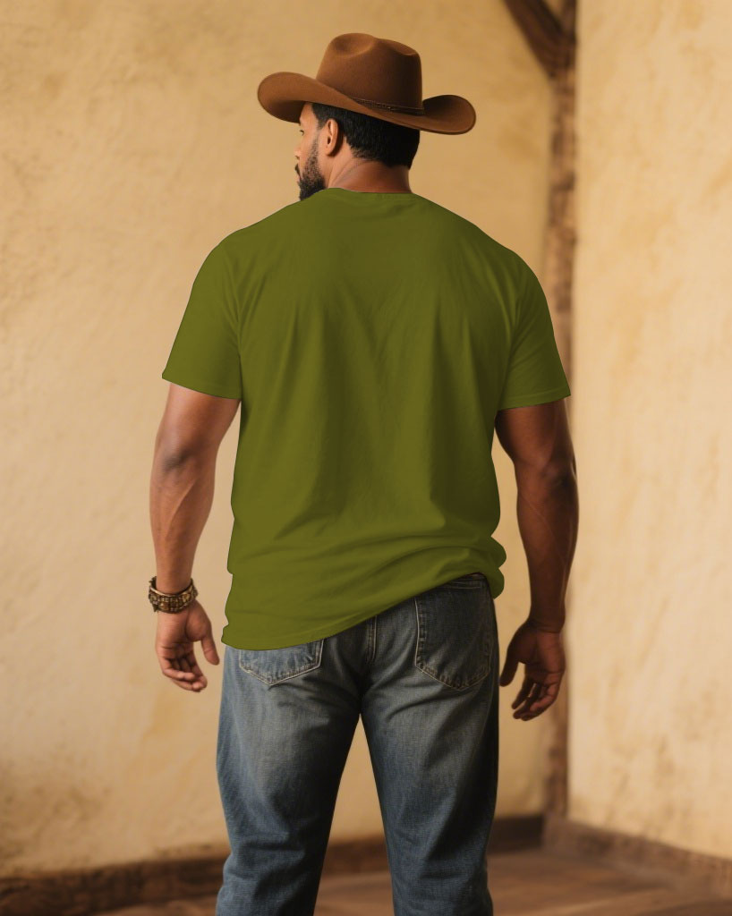 Men's Plus Size Solid Color Cotton Blend Multi Color Choice V-Neck Short Sleeve T-Shirt