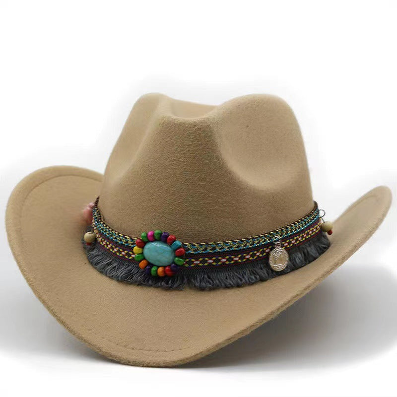 Multicolor Panama Hat Yellow Belt Accessory Straw Topper Beach
