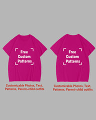 Customized Plus Size T-shirt (You Can Upload Pictures, Text, Logo, Etc. To Customize Your Interesting T-shirt)