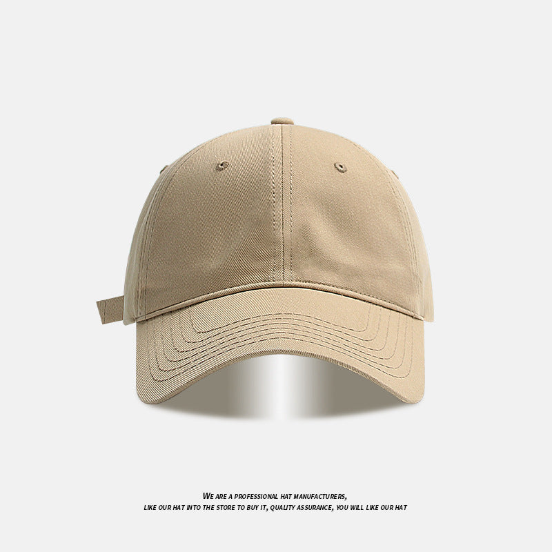Simple Joker Solid Color Big Head Baseball Cap Cap