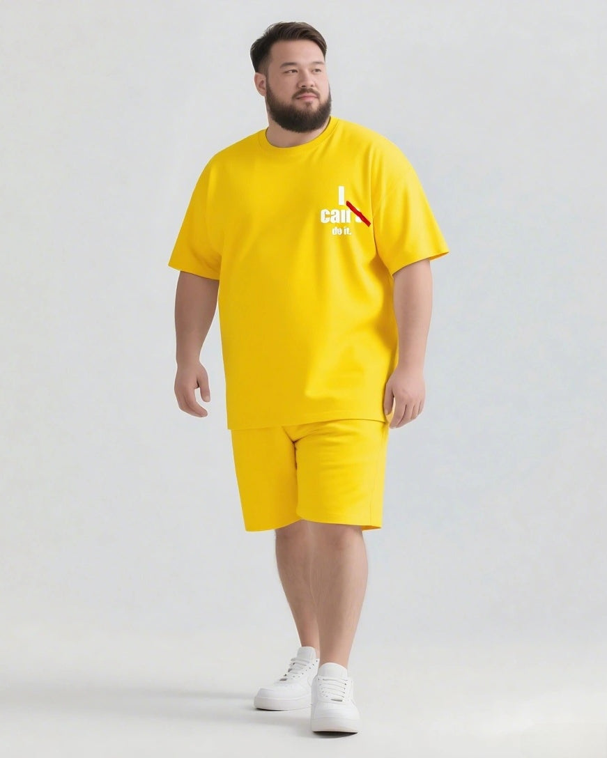 Can't=Courage Allows Now Today 2-Piece T-shirt Set