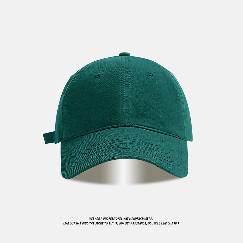 Simple Joker Solid Color Big Head Baseball Cap Cap