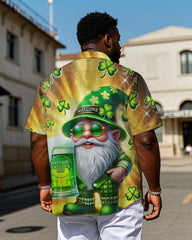 Men's Plus Size St. Patrick's Day Carnival Short Sleeve Lel Short Sleeve Shirt