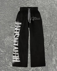 Plus Size Men's Fashion Street Original Art Characteristic Font Design Pants
