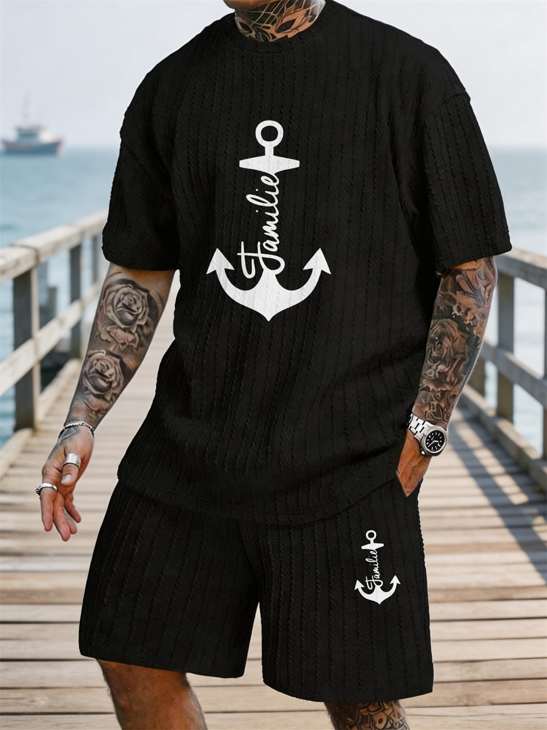 Anchor Familie Print Texture Large Size Holiday Set