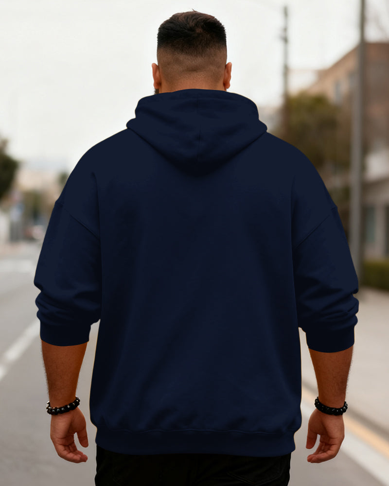 Big & Tall Men's Golden Bull Totem-Print Hoodie