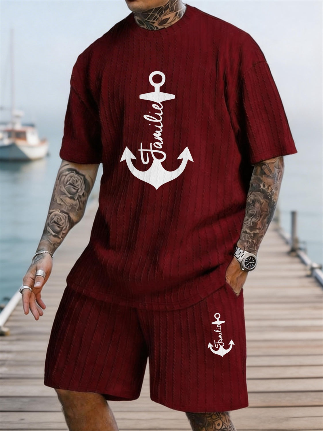 Anchor Familie Print Texture Large Size Holiday Set