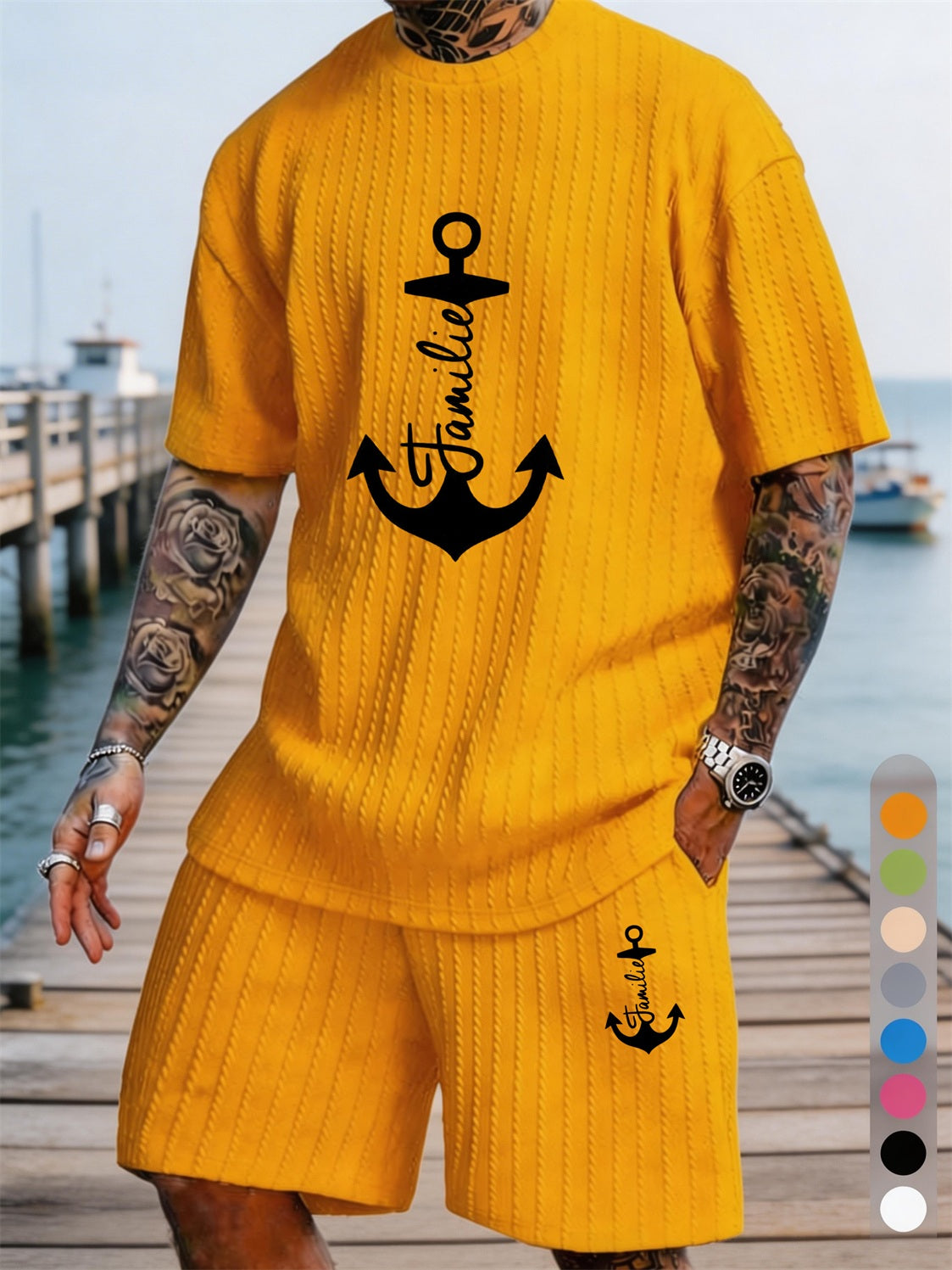 Anchor Familie Print Texture Large Size Holiday Set