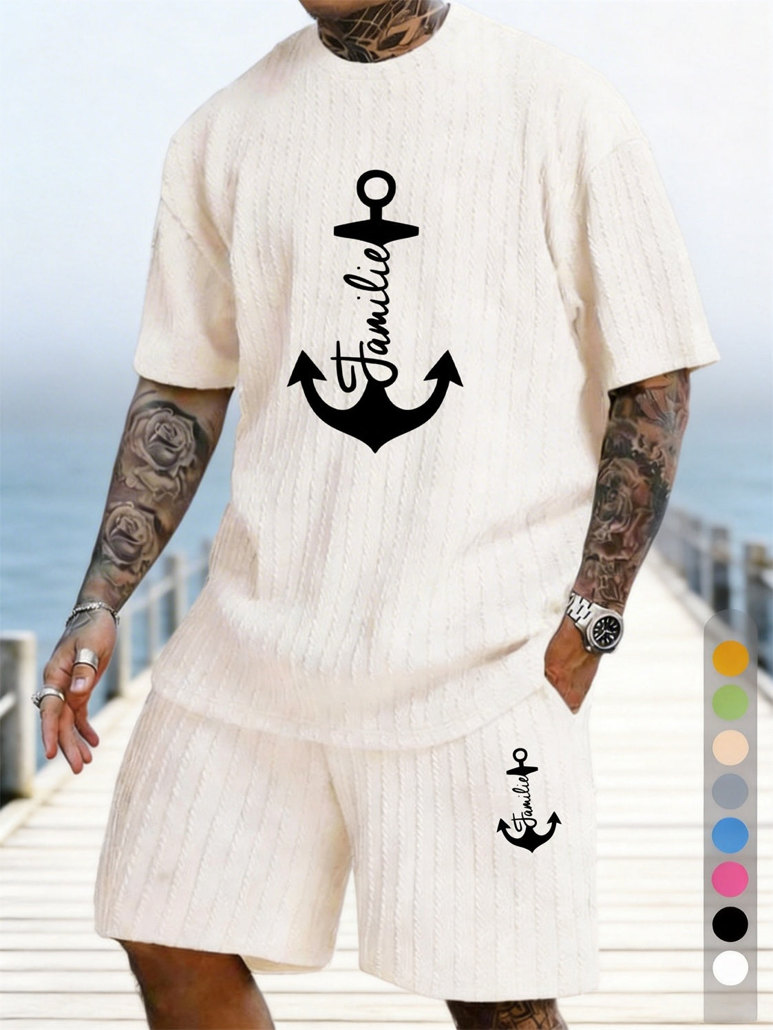 Anchor Familie Print Texture Large Size Holiday Set