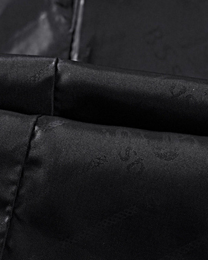 Big & Tall Men's Washable PU Leather Jacket M-6XL