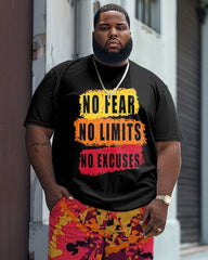 No Fear Letters Personalized Printed Large Men's Suit