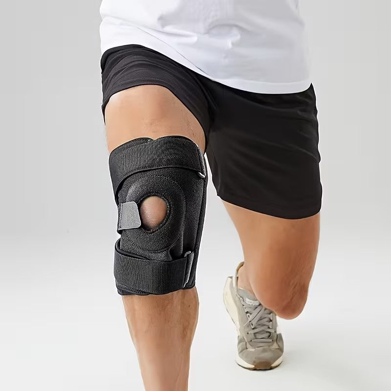 Plus Size Knee Braces for Man and Women, Extra Size Large Size Adjustable Knee Support with Side Stabilizers for Fit Women & Men