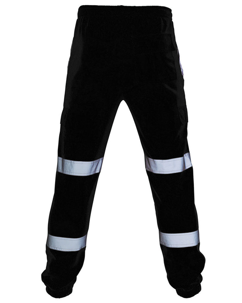 Big & Tall Men's Spliced Reflective Strip Toe Overalls S-4XL
