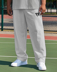 Men's Artistic Letter Mamba Triangle Pattern Printed Casual Big & Tall Short Sleeve T-shirt Pants Set