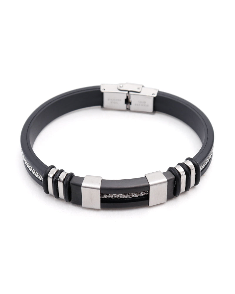 Men's Punk Titanium Steel Bracelet