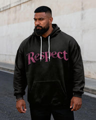 Big & Tall Men's Respect Graffiti-Print Hoodie