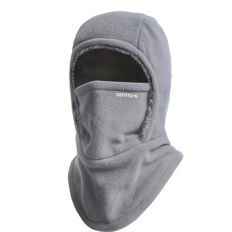 Autumn/Winter Outdoor Thermal Hat/Head Cover/All-in-One Hat with Face Mask, Outdoor Thermal Pullover Hat