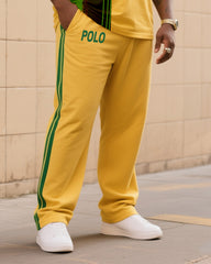 Big Boy Casual Sports Football Style Striped Crewneck Short Sleeve T-Shirt Trousers
