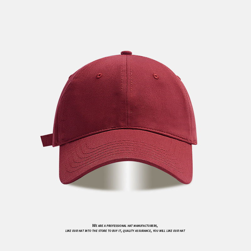 Simple Joker Solid Color Big Head Baseball Cap Cap